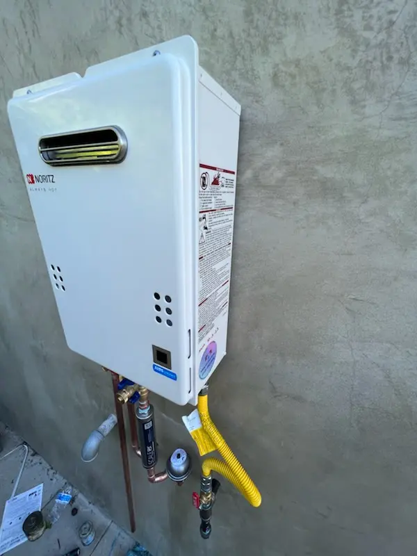 Tankless water heater installation for Asbury Lake homes